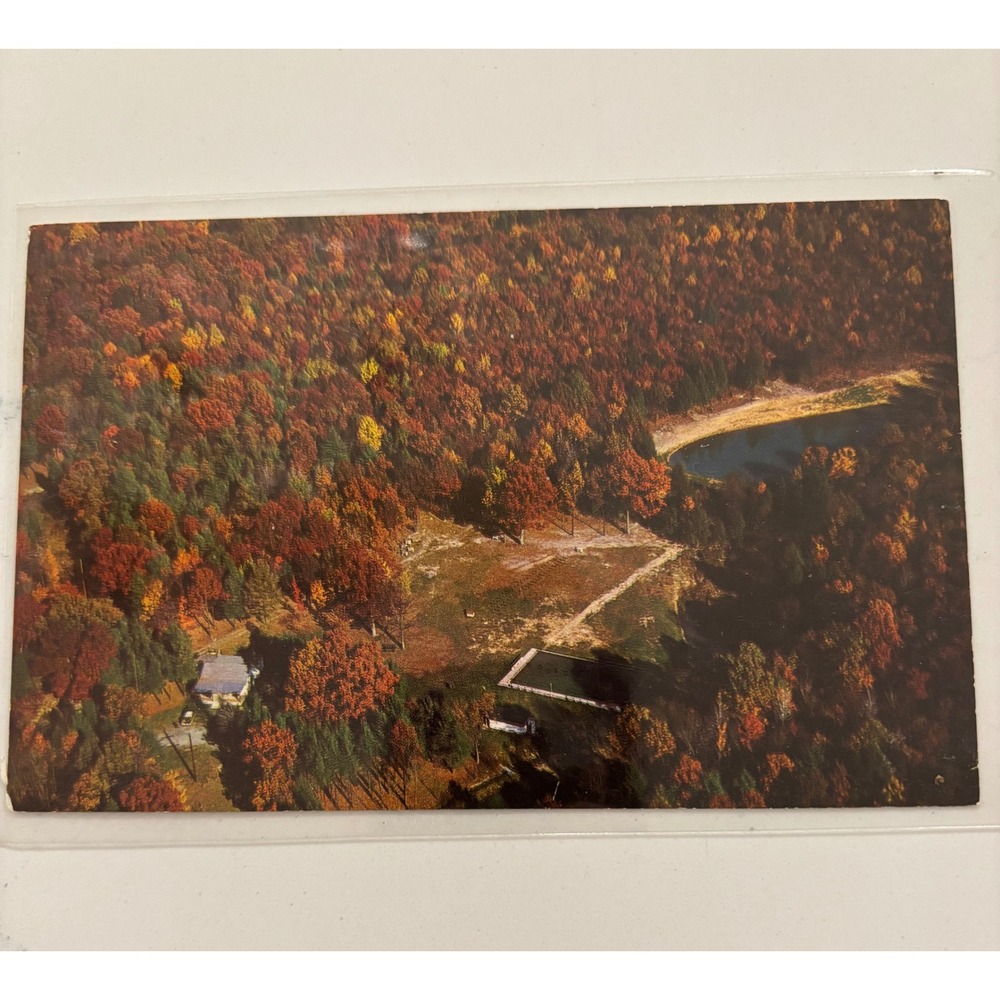 Brush Mountain Sportsmens Association Altoona Tyrone PA‎ Aerial View Postcard